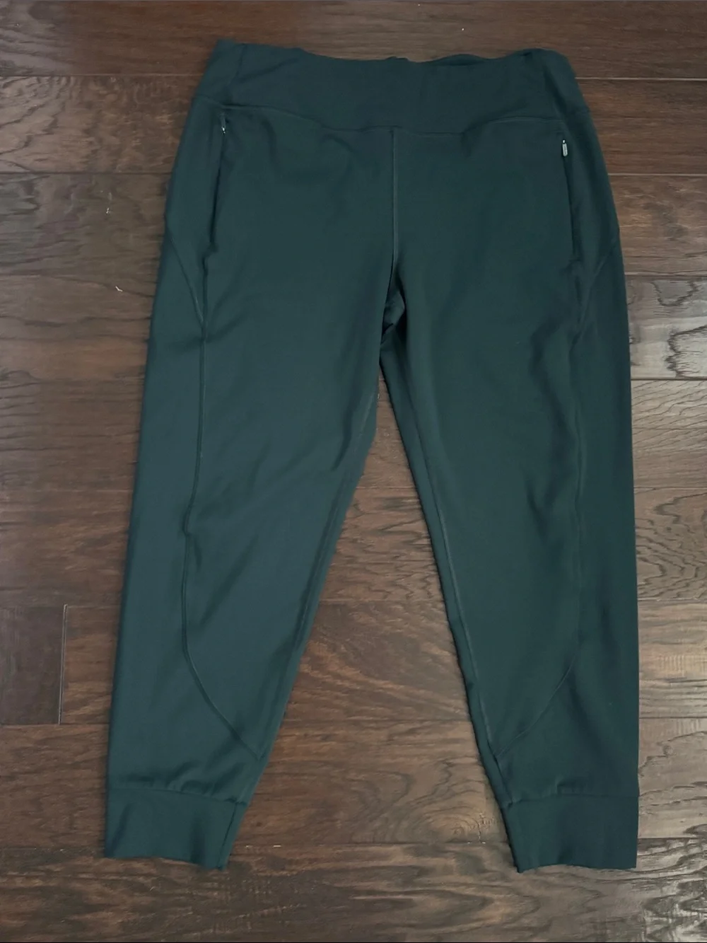Athleta Rainer Emerald Green High-Rise Track Joggers